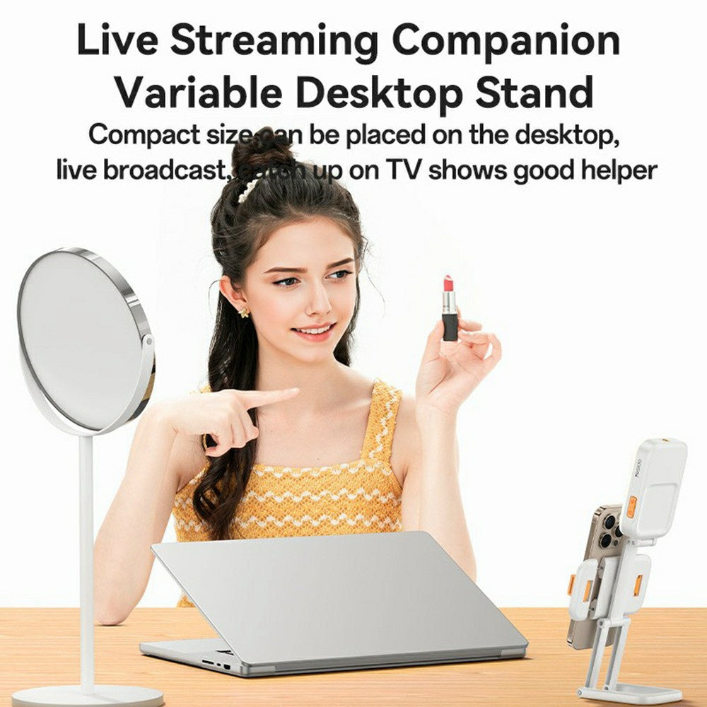Yesido DH10 Selfie Light Desk Stand, 4.7inch - 7inch, White