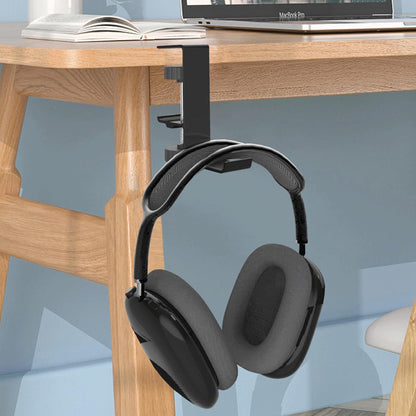 Stojak na biurko Techsuit DH2 na słuchawki / torbę, Czarny