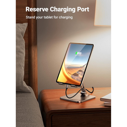 Uchwyt biurkowy UGREEN LP134 na telefon / tablet, 6,1 cala - 12,9 cala, szary, ponownie zapakowany
