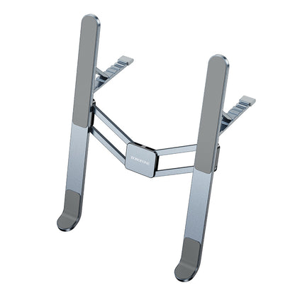 Podstawka Borofone BH117 Graceful na laptopa do 15.6 cala, Szara