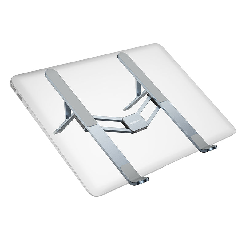 Podstawka Borofone BH117 Graceful na laptopa do 15.6 cala, Szara