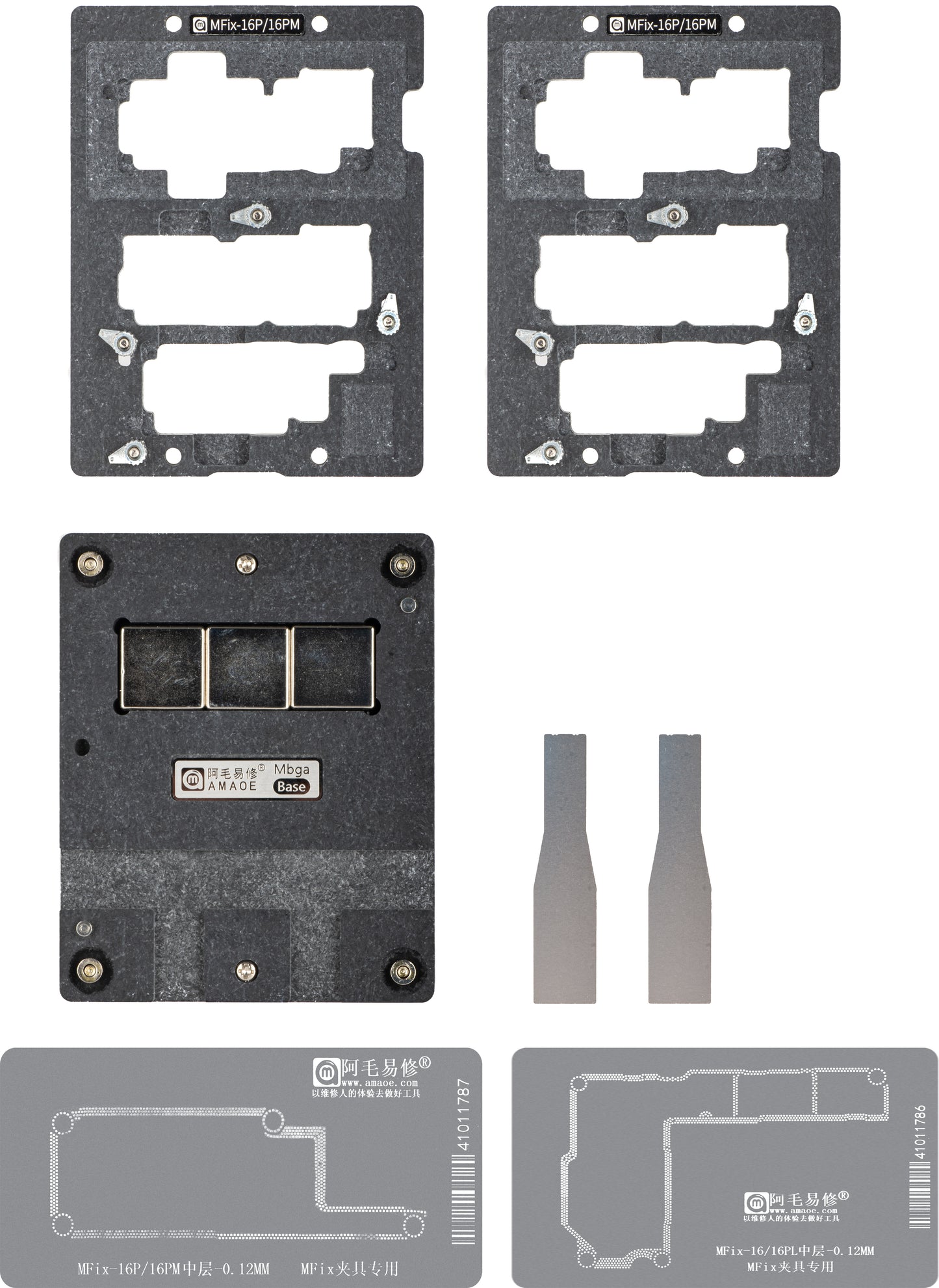 Stojak roboczy do reballingu Amaoe MFix-16 dla Apple iPhone 16 Series