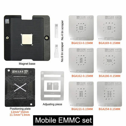 Amaoe Reballing Work Support for EMMC BGA 153 / 162 / 169 / 186 / 221 / 254