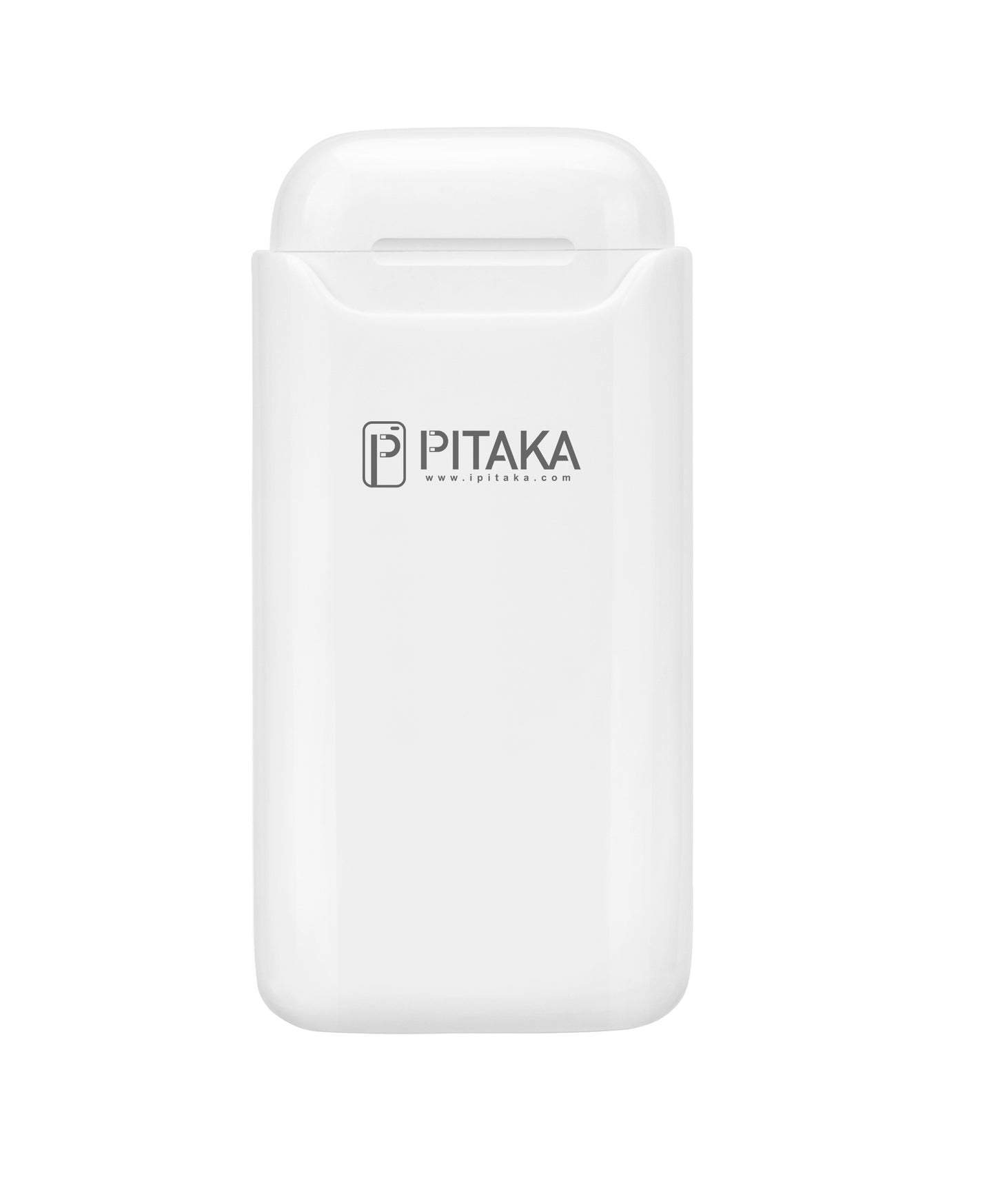 Bezprzewodowa bateria zewnętrzna Pitaka Air Pal Essential do słuchawek Apple Airpods Gen 1 / Gen 2, 1200 mAh, 5 W, biała AP1002