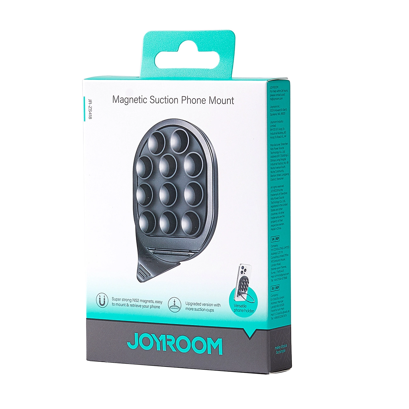 Joyroom JR-ZS418 Ring Holder, Universal, Black