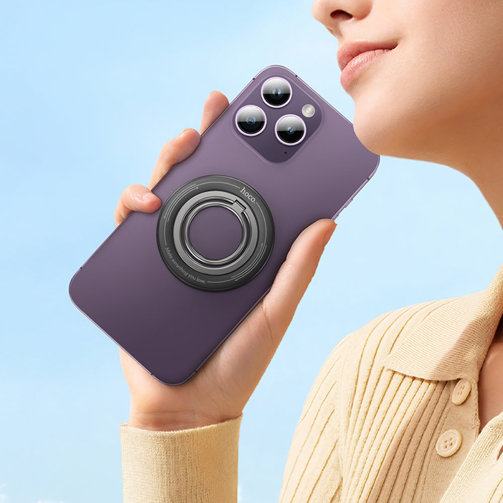 Uchwyt Pierścieniowy HOCO GH3, Czarny