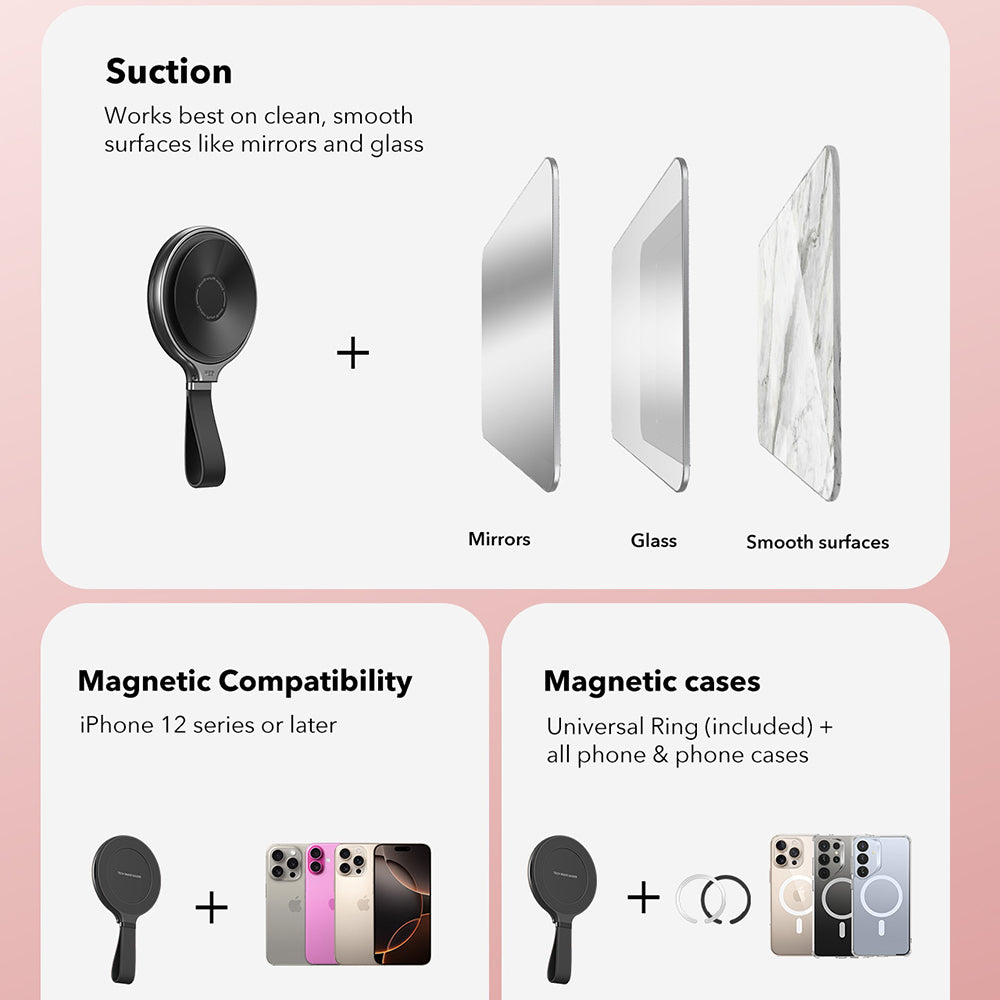 Uchwyt Pierścieniowy ESR HaloLock, Czarny