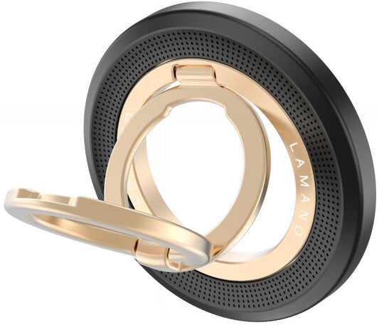 Tech-Protect MMR700 Lamano Ring Holder, Universal, Black Gold