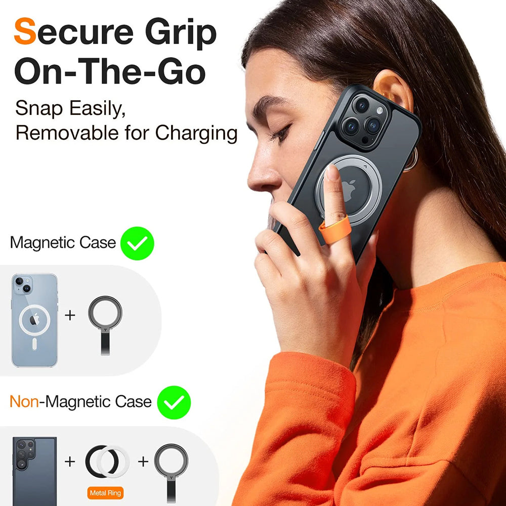 Torras Ostand Ring Holder, Black