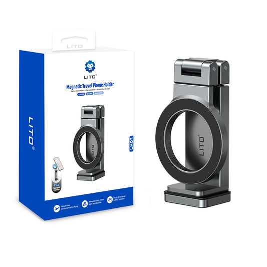 Magnetyczny Uchwyt Lito LH01, Uniwersalny, Szary