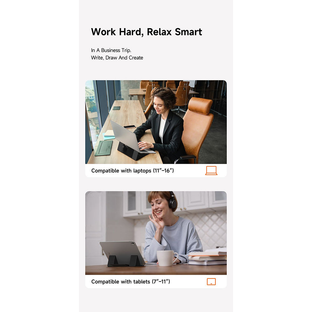 McDodo FS-8020 Napa Laptop Stand for 11inch - 16inch, Black