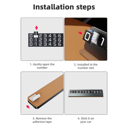 Uchwyt na Numer Telefonu Samochodowego Techsuit DialCraft