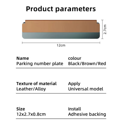 Uchwyt na Numer Telefonu Samochodowego Techsuit DialCraft