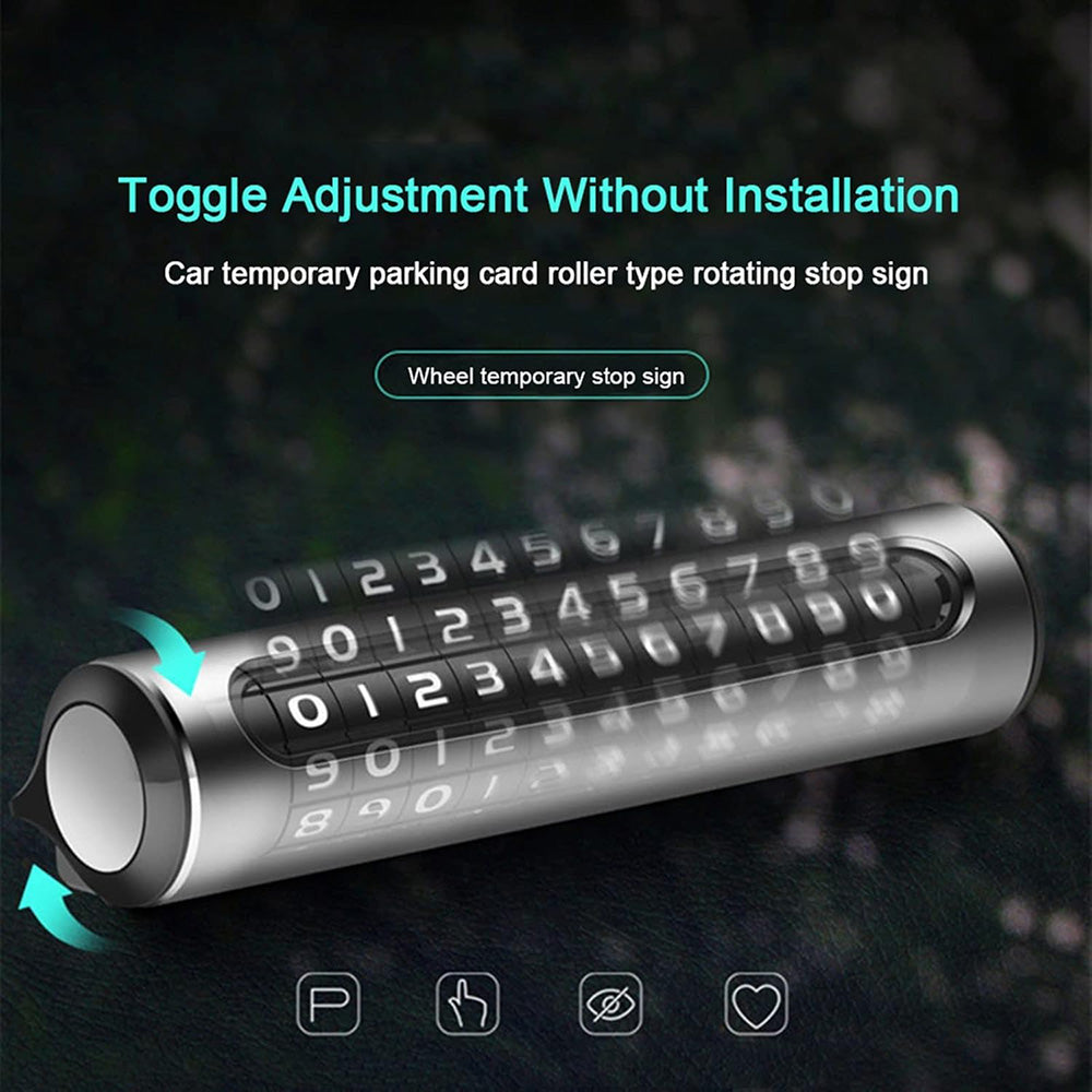 Uchwyt na numer telefonu samochodowego Techsuit SlideGuard