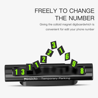 Uchwyt na Numer Telefonu do Samochodu Yesido C68
