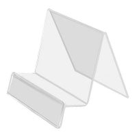 Stojak wystawowy na telefon OEM, 100mm x 80mm, przezroczysty