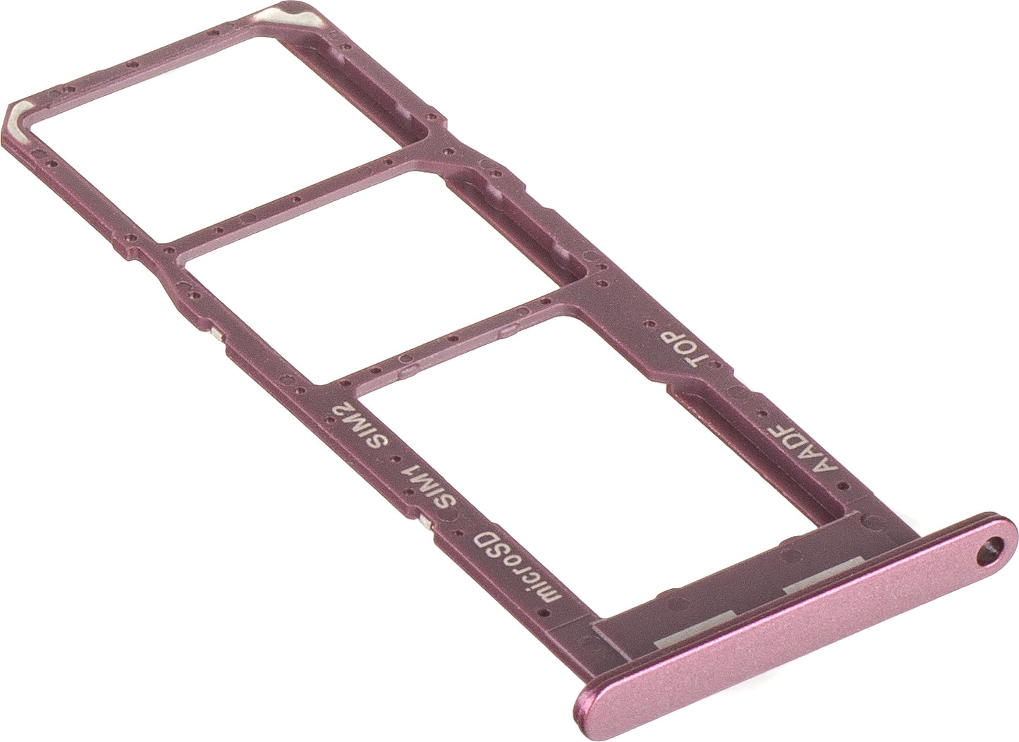SIM Card Holder Samsung Galaxy A14 A145, Dual SIM, Burgundy
