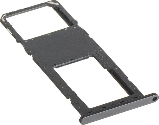Uchwyt karty SIM - Samsung Galaxy A03s A037, czarny