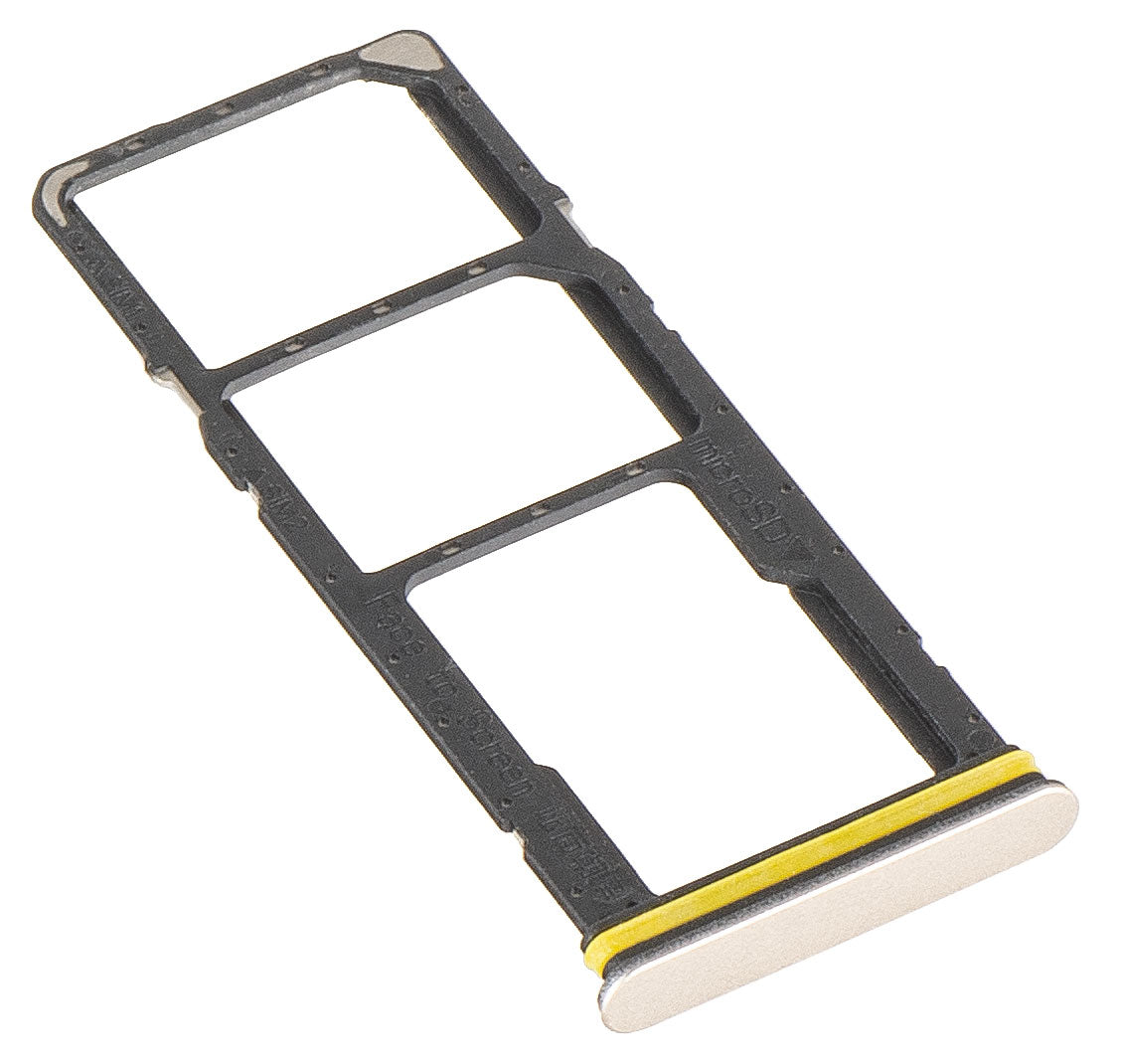 Uchwyt karty SIM - Realme Note 70T, Złoty (Beach Gold), Service Pack 612121000497