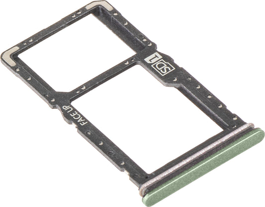 Uchwyt SIM - karta Motorola Moto G55, zielony (Smoky Green), Service Pack S948E40608