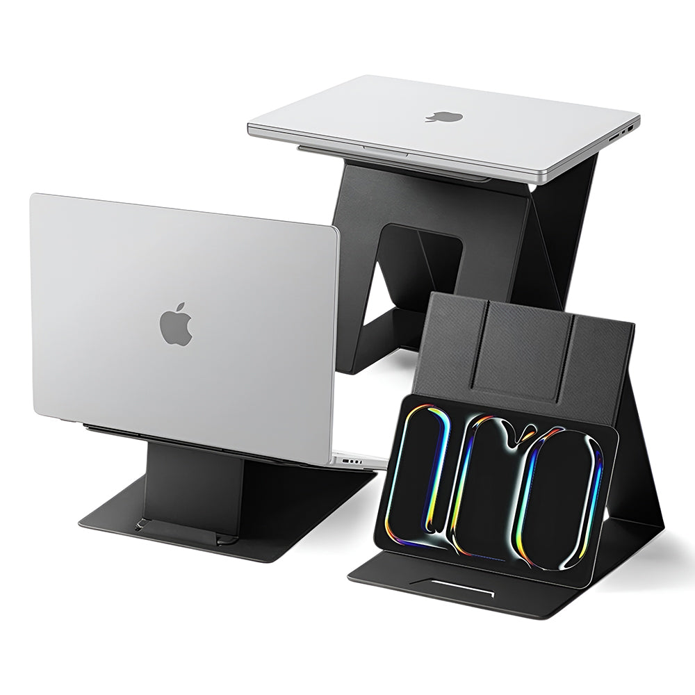 Stojak Spigen LD201-S10 do laptopa / tabletu, Czarny AMP11119