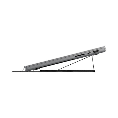 Podstawka Spigen Slim Fold LD201-S8 do laptopa max. 16 cali, Czarna AMP11117