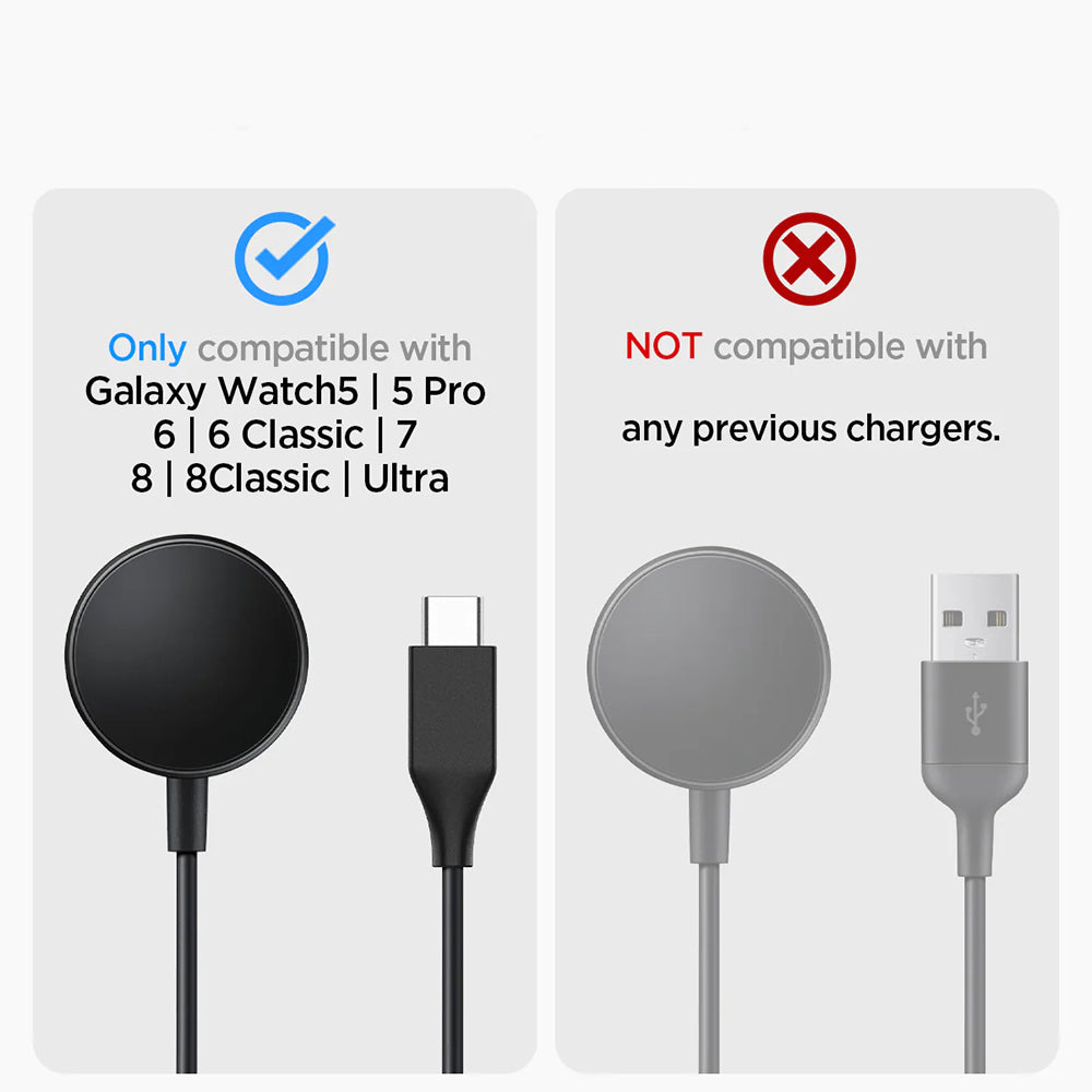 Uchwyt Spigen S353 do serii Samsung Galaxy Watch, czarny AMP05302