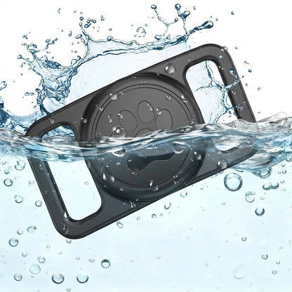 Uchwyt Techsuit BuddyGuard DG1 do Apple AirTag na Obrożę Zwierzęcia Towarzyszącego, Czarny