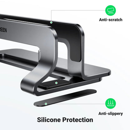 Pionowy Stojak UGREEN LP258 do Laptopa o grubości 12mm - 26mm, Srebrny