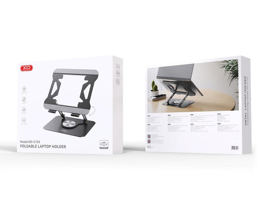 Podstawka XO Design C153 na laptopa do 17.3 cala, Czarna