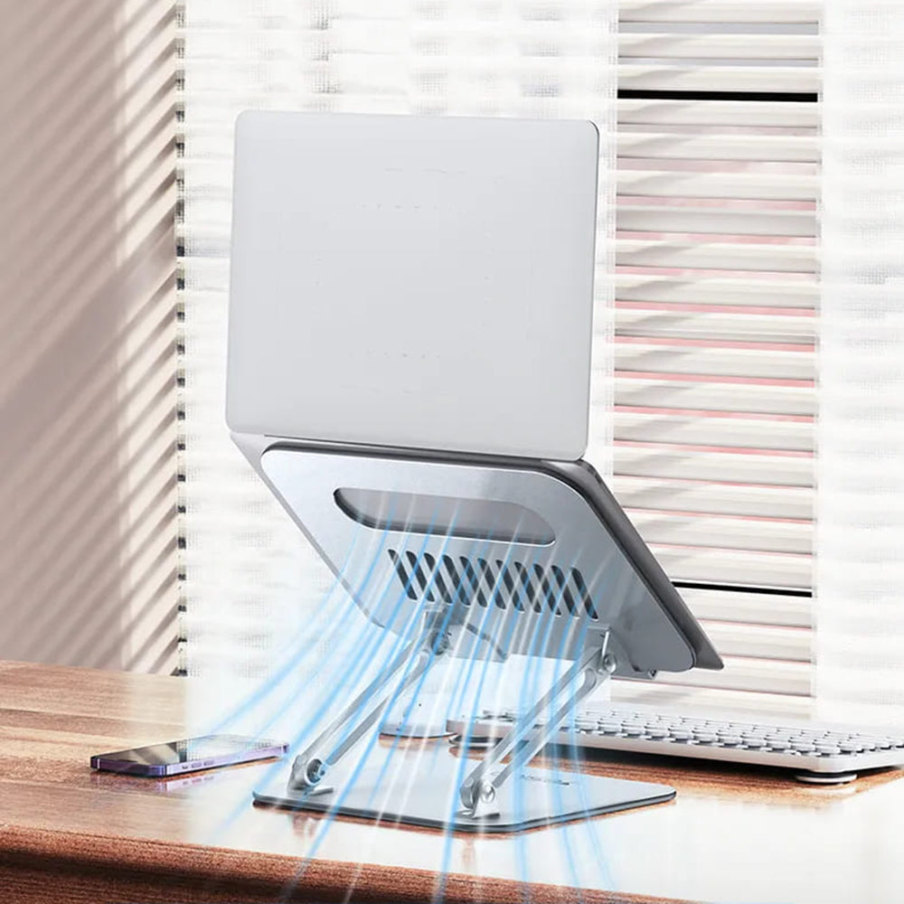 Podstawka Yesido LP05 na laptop 10 cali - 17 cali, Srebrna