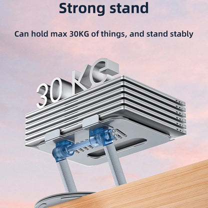 Podstawka Yesido LP06 na laptopa 10 cali - 17,3 cala, Srebrna