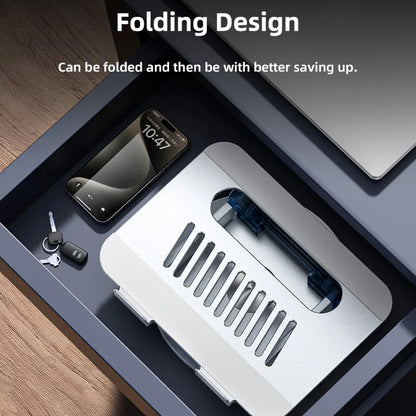 Podstawka Yesido LP06 na laptopa 10 cali - 17,3 cala, Srebrna