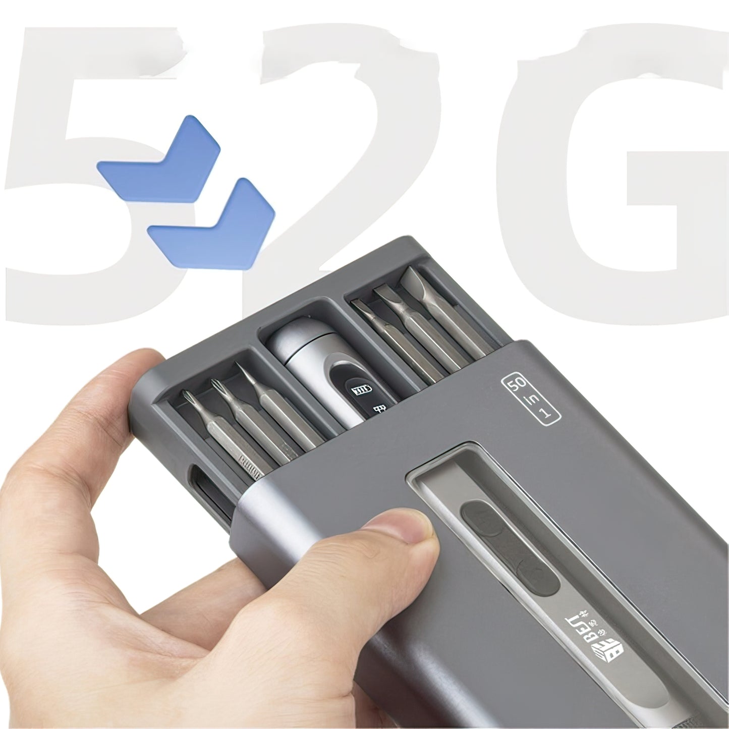 Elektryczny wkrętak Best BST-9933A, 50w1, Srebrny