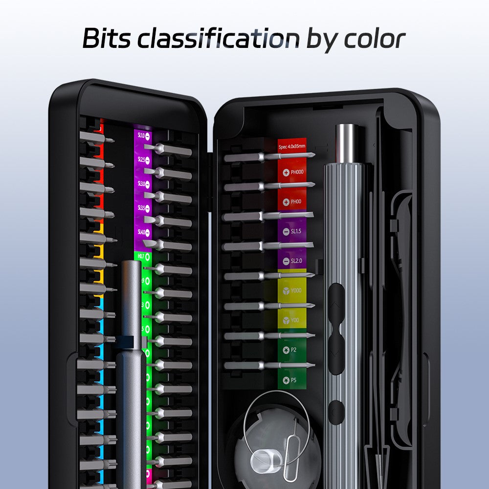 Elektryczny śrubokręt King'sdun KS-882058, 58w1, Szary