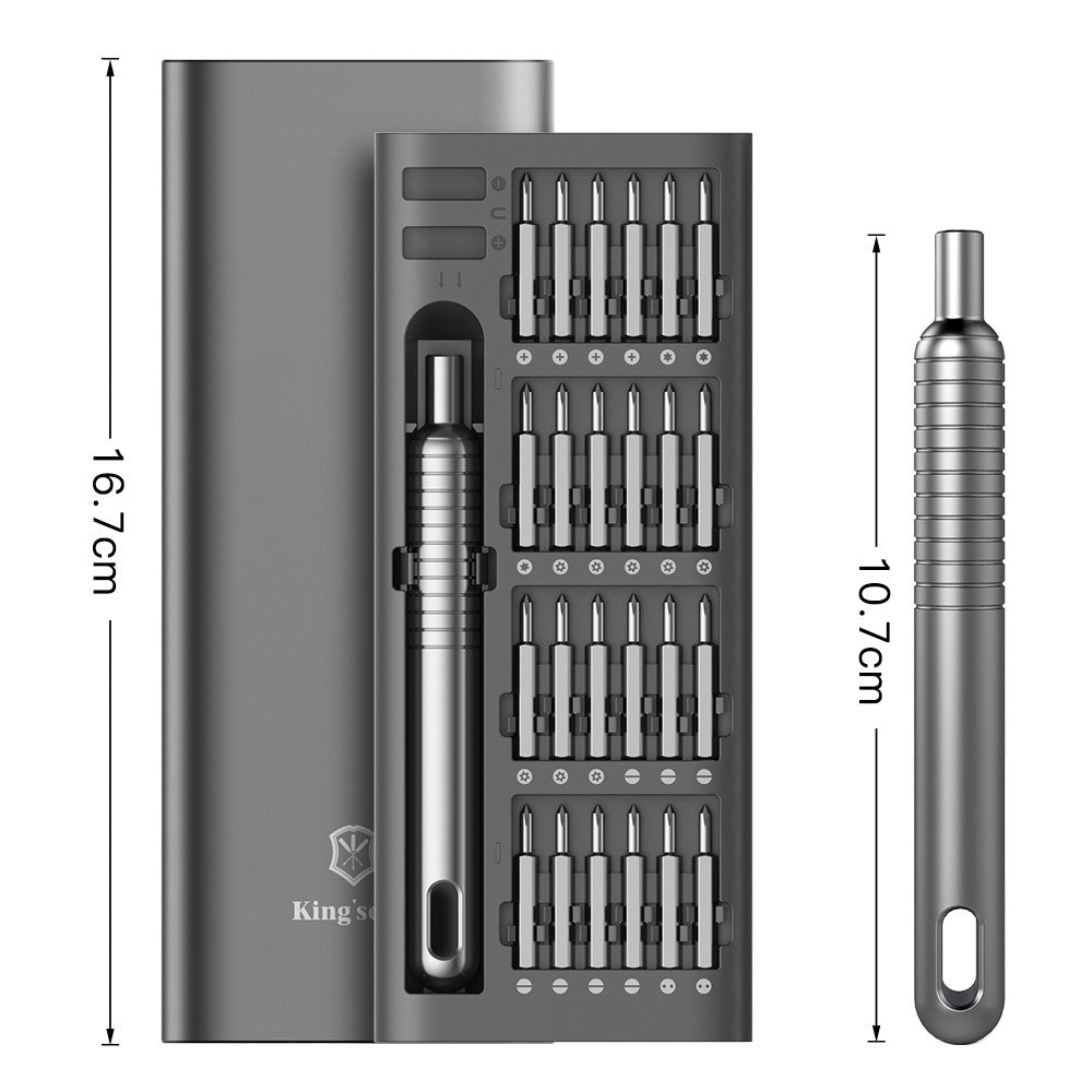 Śrubokręt King'sdun KS-840117, 51w1, Szary