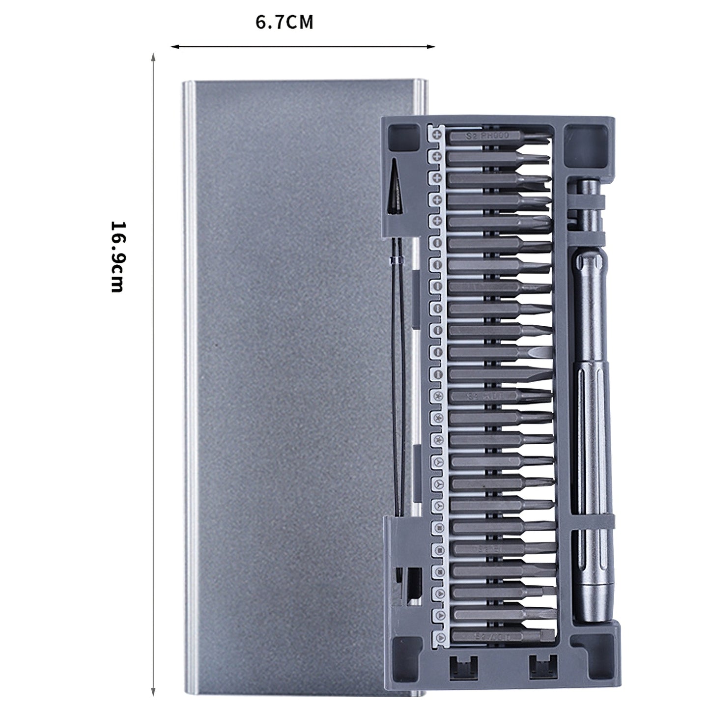 Wkrętak OEM 6109A, 50 w 1, czarny 