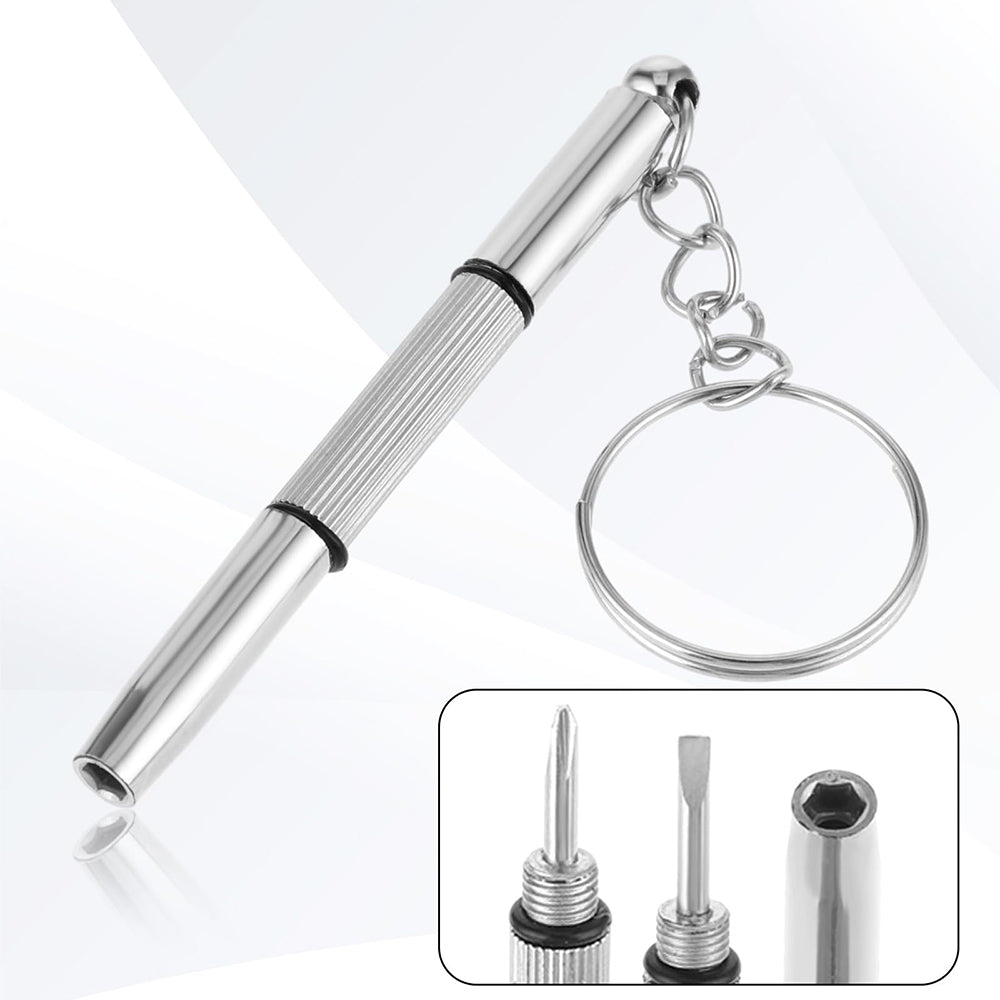 Śrubokręt Techsuit ST1 do Okularów, Srebrny