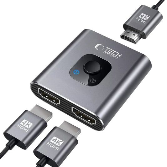 Switch Video HDMI Tech-Protect HB07, Szary