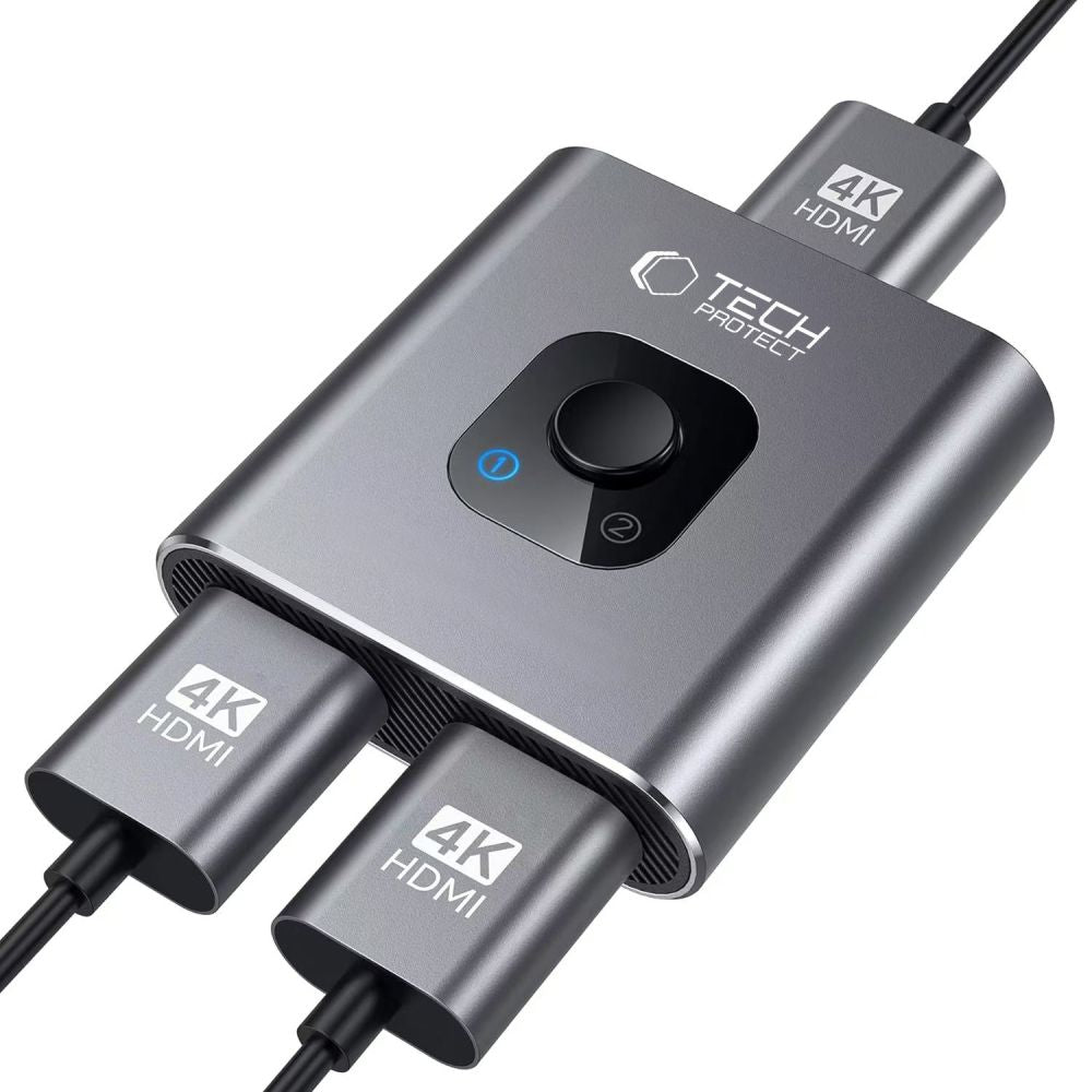 Switch Video HDMI Tech-Protect HB07, Szary