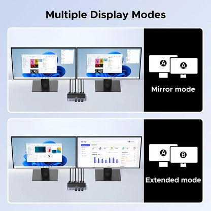 Przełącznik wideo DisplayPort UGREEN AK700 (55851), Szary