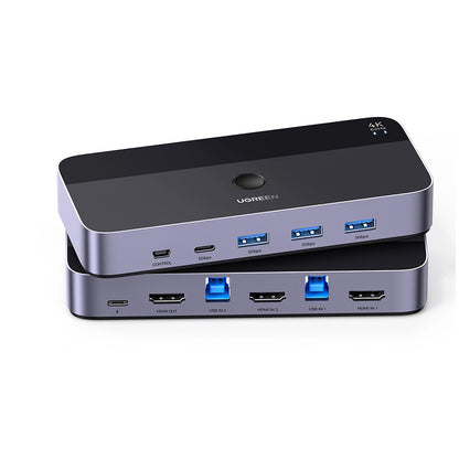 Przełącznik Wideo HDMI UGREEN CM664, Czarny