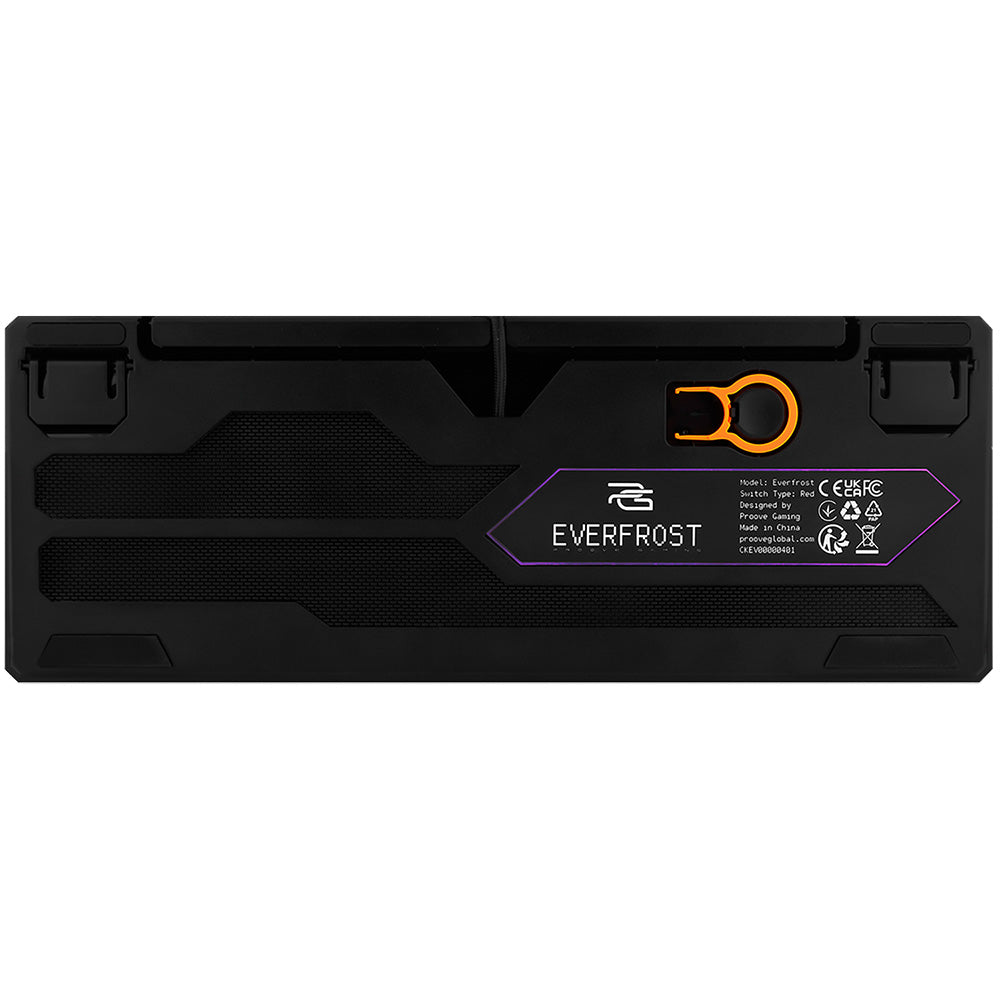 Klawiatura Gaming Wired USB Proove Everfrost, RGB, 1.8m, Czarna CKEVEN00000401