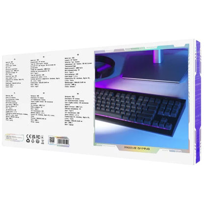 Klawiatura Gaming Wired USB Proove Sideswap, RGB, 1.5m, Czarna CKSIEN00022401