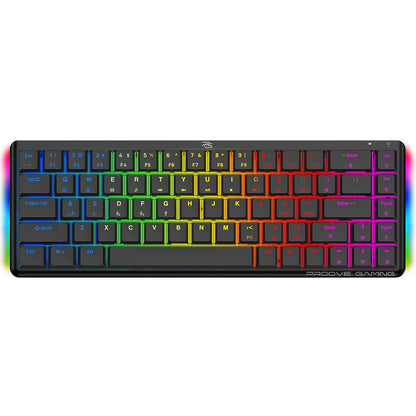 Klawiatura Gaming Wireless Proove AFK, RGB, BT / Wi-Fi / Przewodowa, 1.5m, Czarna WKAFKEN22001
