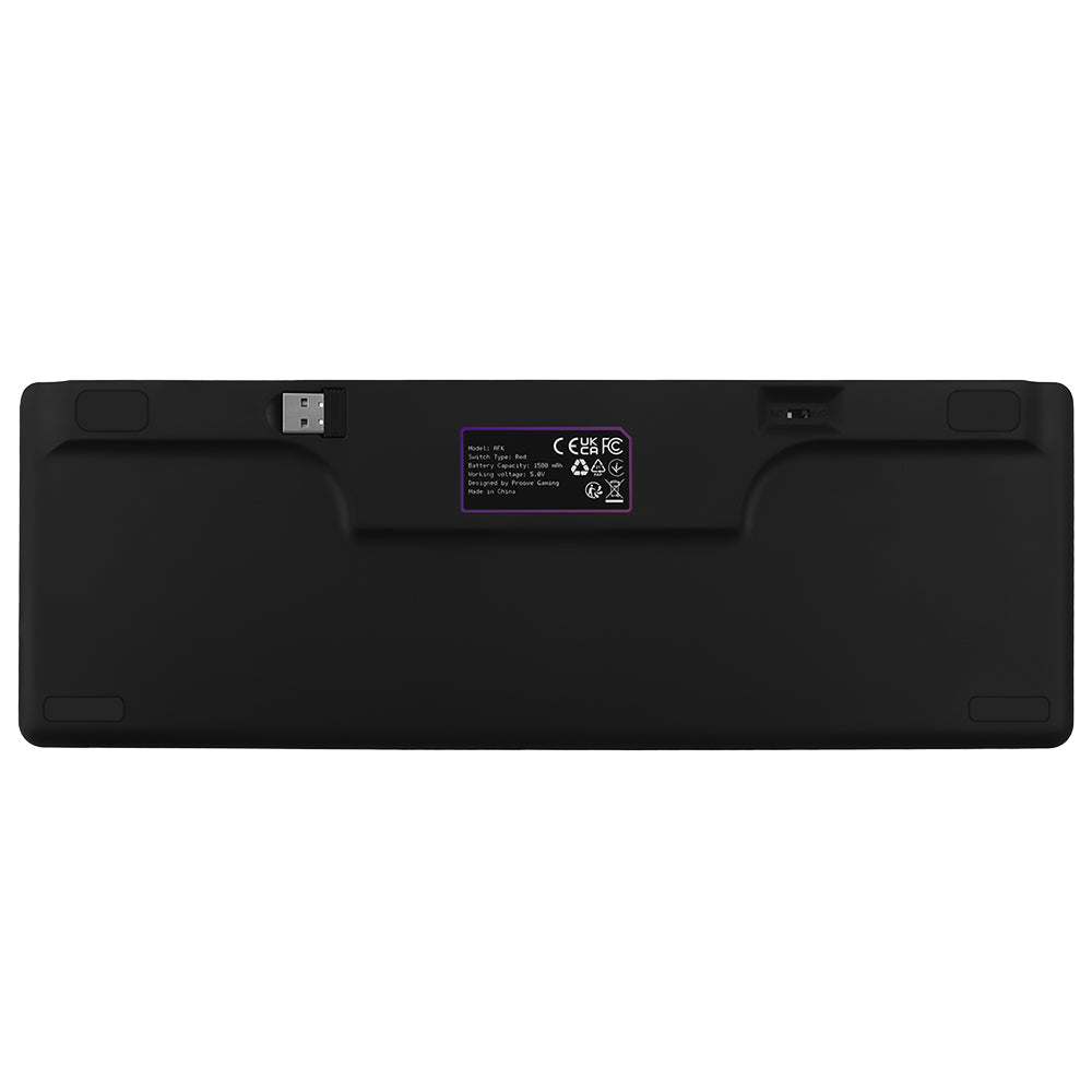 Klawiatura Gaming Wireless Proove AFK, RGB, BT / Wi-Fi / Przewodowa, 1.5m, Czarna WKAFKEN22001