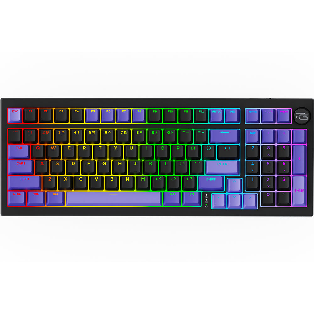 Klawiatura Gaming Wireless Proove Slicker Pro, RGB, BT / Wi-Fi / Przewodowa, 1.8m, Czarna WKSLPEN22416