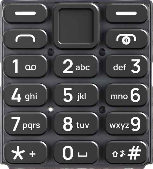 Klawiatura Latina HMD 105 4G, Czarna, Service Pack 5010001015SH0