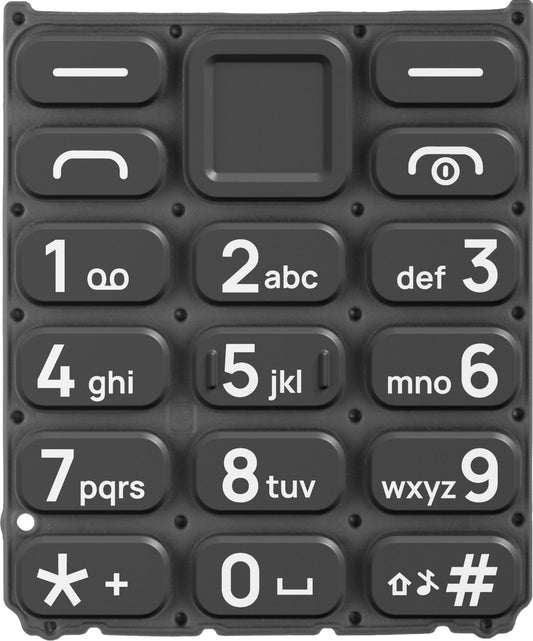 Klawiatura łacińska do HMD 105 / Nokia 105 (2024), czarna