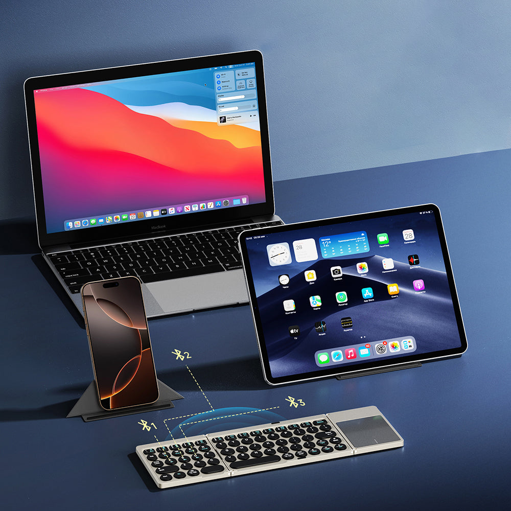 Składana klawiatura Bluetooth DUX DUCIS, czarna
